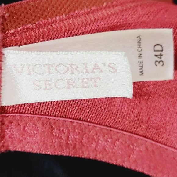 Victoria's Secret Deep Plunge "V" Logo UW Bra 34D - Picture 6 of 6